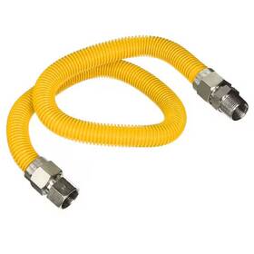 Ftgc-yc38-48f Flextron Gas Line Hose 1/2ftft O.d.x48ftft Len 1/2 Inch Fipx3/8 Mip