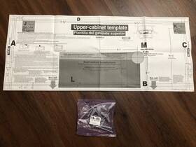 3861w2a006k Foreverpro New Hardware Kit Assembly For Lg Or Ge Microwave With Template