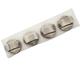 30402500470 Forno New Oem Range Stainless Steel Knob Set 1-yr Warranty Shiptoday