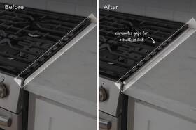 11nbstgsss Frigidaire New Stainless Steel 4-piece Trim Kit For Gas Range