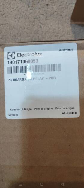 Frigidaire 140171068053 New Control Board