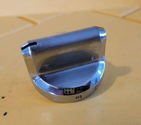 3165645 Frigidaire Stainless Steel Stove Range - Oem Longer Stem Knob Part #