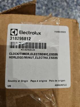 318296812 Frigidaire Oem Range Contdol Board Part # 318296812 Frigidaire Oem Range Contdol Board Part #