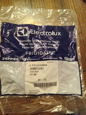 318313231 Frigidaire Control Panel Gasket Oem Brand New