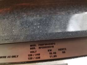 318566006 Frigidaire Genuine Range Touch Panel 30 Inch Only # Board Not Included