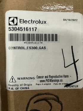 5304516117 Frigidaire Control Board Electrolux