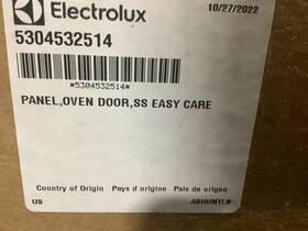 5304532514 Frigidaire Range Door Glass New Open Box Oran 19