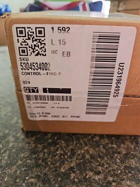 5304534002 Frigidaire Frigidare Professional Range Control Free Shipping