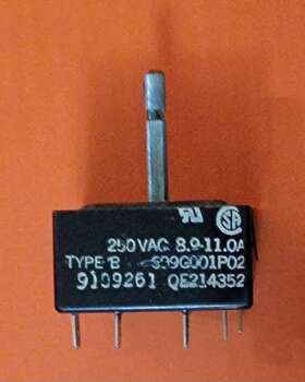 5308017080 Frigidaire Infinite Switch 8.9 To 11.0 Amps Westinghouse Qe214352 New