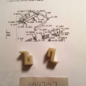 Rcib-645-2 Frigidaire 6567147 Flair Cooking Top Cover Slides For Custom Imperial