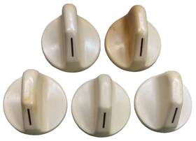 74005057 Frigidaire Burner Knobs 5 Lot -frigidaire Electrolux Range-genuine Oem Read