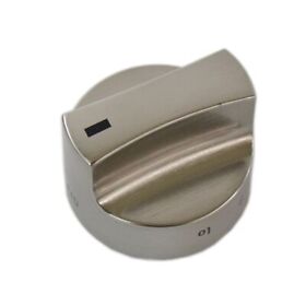 808868202 Frigidaire Range Surface Burner Knob Stainless Genuine Oem Part