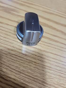 8091379 Frigidaire Gallery Knob Kip 5r31 Heavy Metal Ss And Gunmetal