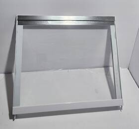 A14319802 Frigidaire Genuine Refrigerator Crisper Upper Glass Shelf Abs 1/2