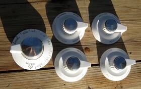 Rs-20 Frigidaire Vintage Electric Range Control Knob Set