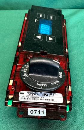 Fsp 100-01237-00 Whirlpool Range Oven Control Board Clock Timer Knob 020701988h