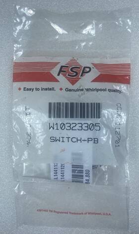 W10323305 Fsp Whirlpool New Genuine Oem Vent Switch-pb