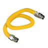 Ftgc-yc34-36p Flextron Flexible Yellow Epoxy Coated Gas Line Connector With