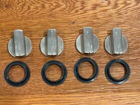 Ddu3004bs Fulgor Cooktop Control Knobs For 30 Inch Stainless 4 Burner Kn60