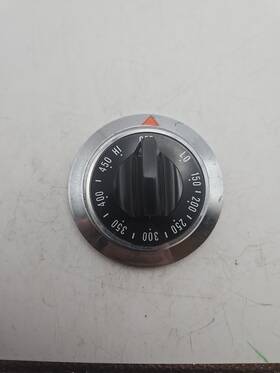 112899 Ge Vintage Oven Knob 2 Inch Black And Silver 9a4