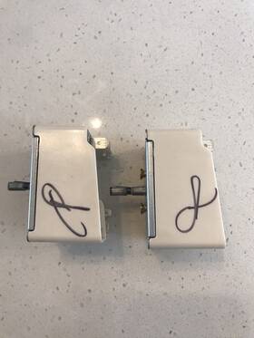 164d1816p008 Ge Stove Surface Element Switch Set Of 2 Part #164d1816p008 Free Shipping