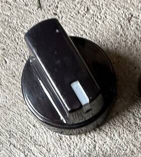 191d9233 Ge Range Oven Burner Knob Black Kip 5u06 Free Shipping