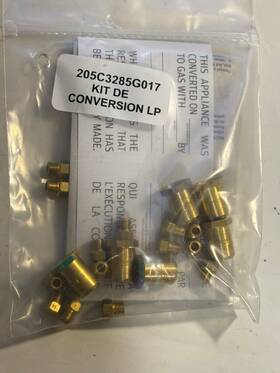 205c3285g017 Ge Conversion Kit Lp Liquid Propane Forge Cooktop Hm-roc