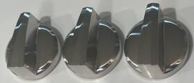 295d1075 Ge Appliance Kip 5r33 Knob Top Burner Stainless Range Lot Of 3 Knobs
