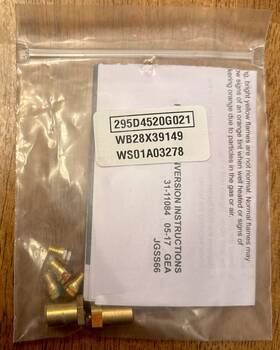 295d4520g028 Ge 295d450g021 Wb28x29255 - Oem Range Oven Lp Conversion Kit