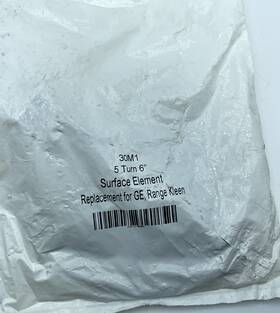 30m1 Ge Range 6 Inch Plug-in Calrod Burner Element #30m1 Brand New Oem