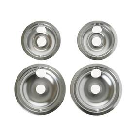 Ge 445049555587 Drip Pans For Electric Ranges 4-pack Appliance Stove Replacement Parts