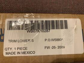 Pvm1870-73 Ge Appliances Wb07k10287 Microwave Or Haier Trim Lower Ss New Oem