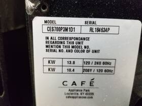 Ces700p3m1d1 Ge Genuine Range Oven Element Switch # Wb24x31698