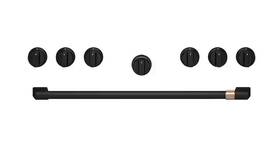 Cxpr6hkptfb Ge 36 Inch Pro Range And Rangetop Handle Knob Kit In Flat Black Cafe