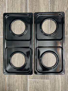 Wb35k10001 Ge General Electric Hotpoint 2x Range Burner Pans #0