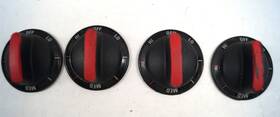Jsp40bbw3bb Ge General Electric Sp4db0w3bb Lot 4 Oven Stove Knobs Black F133