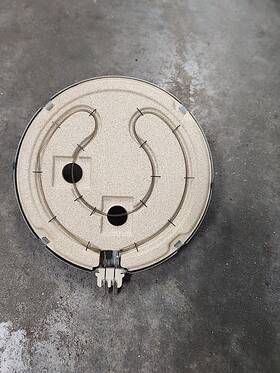 Grs500pv1ss Ge New Wb30x47091 Oven Warmer Element - 7 Inch