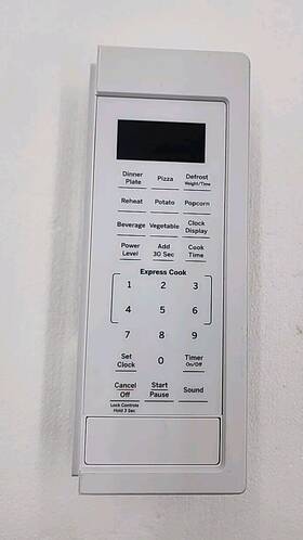 Jes1072dm1ww Ge Oem Microwave Control Board For Tabletop