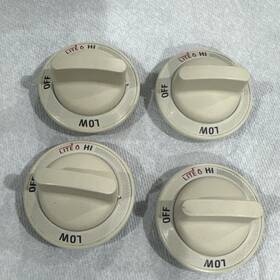 Jgbp35aew1aa Ge 5 Gas Stove Knobs Model #jgbp35aew1aa Plastic Parts Storage 3