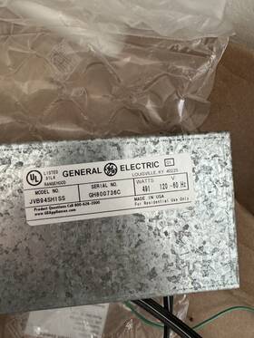 Jvb94sh1ss Ge Blower For Downdraft