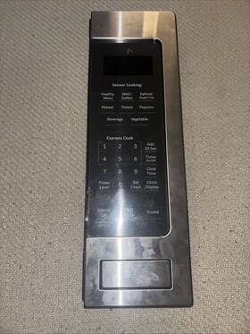 Pes7227sl5ss Ge Microwave Control Panel 12 5/8 X 4 1/4 Part #