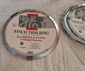 Pm31x105 Ge Stove Trim Ring Hotpoint For Hinged Electric 8 Inch Element New