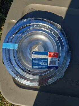 Pm32x12005 Ge Oem Range Stove Drip Pan Set Of 4 6 Inch And 8 Sc85848