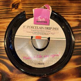 Pm32x147 Ge Parts Master 8 Inch Porcelain Drip Pan New Old Stock