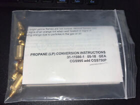 Cgs750p Ge Propane Lp Conversion Orifice Kit For Models Cgs995 And Cafe