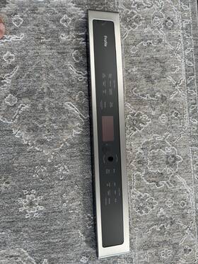 Ge Pt7800shbss Profile Stainless Steel Built-in Oven Control Panel Clock Timer