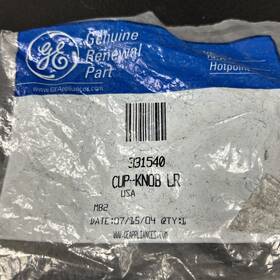Rg331540 Ge Part#331540 Range Cup-knob Left Right G2b