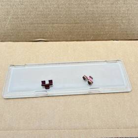 Wb25t10063 Ge Wb02t10297 Monogram Range Part #wb25t10063 With Glass Retainer Clips Oem