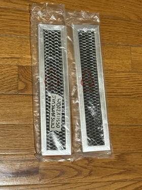 Jvm3160df5ww Ge Wb02x11550 Oem Charcoal Filter X2 For Model # Microwave Hm-roc