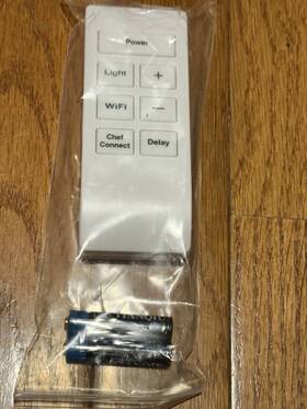 Uvw8301sl2ss Ge Wb02x30547 Remote Control For Range Hood Hrt-lnd Shelf